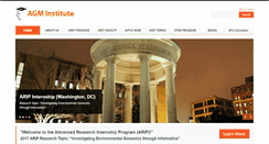 Desktop Screenshot of agminstitute.info